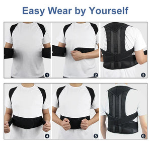 Product details of Adjustable Posture Corrector Belt for Men & Women - Back Support Belt - Back Pain Relife Belt - Shoulder Support Belt